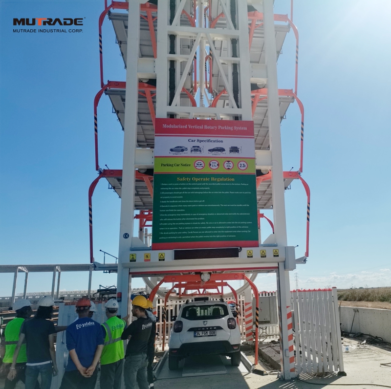 PROJET DE STATIONNEMENT INNOVANT EN TURQUIE : MUTRADE MET EN ŒUVRE LE SYSTÈME ARP-16S POUR UN BÂTIMENT COMMERCIAL