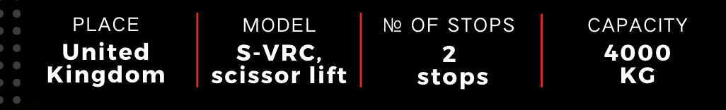 PROJET D'&Eacute;L&Eacute;VATEUR &Agrave; CISEAUX SVRC POUR ENTREPRISE DE TRANSPORT ET DE STOCKAGE DE V&Eacute;HICULES