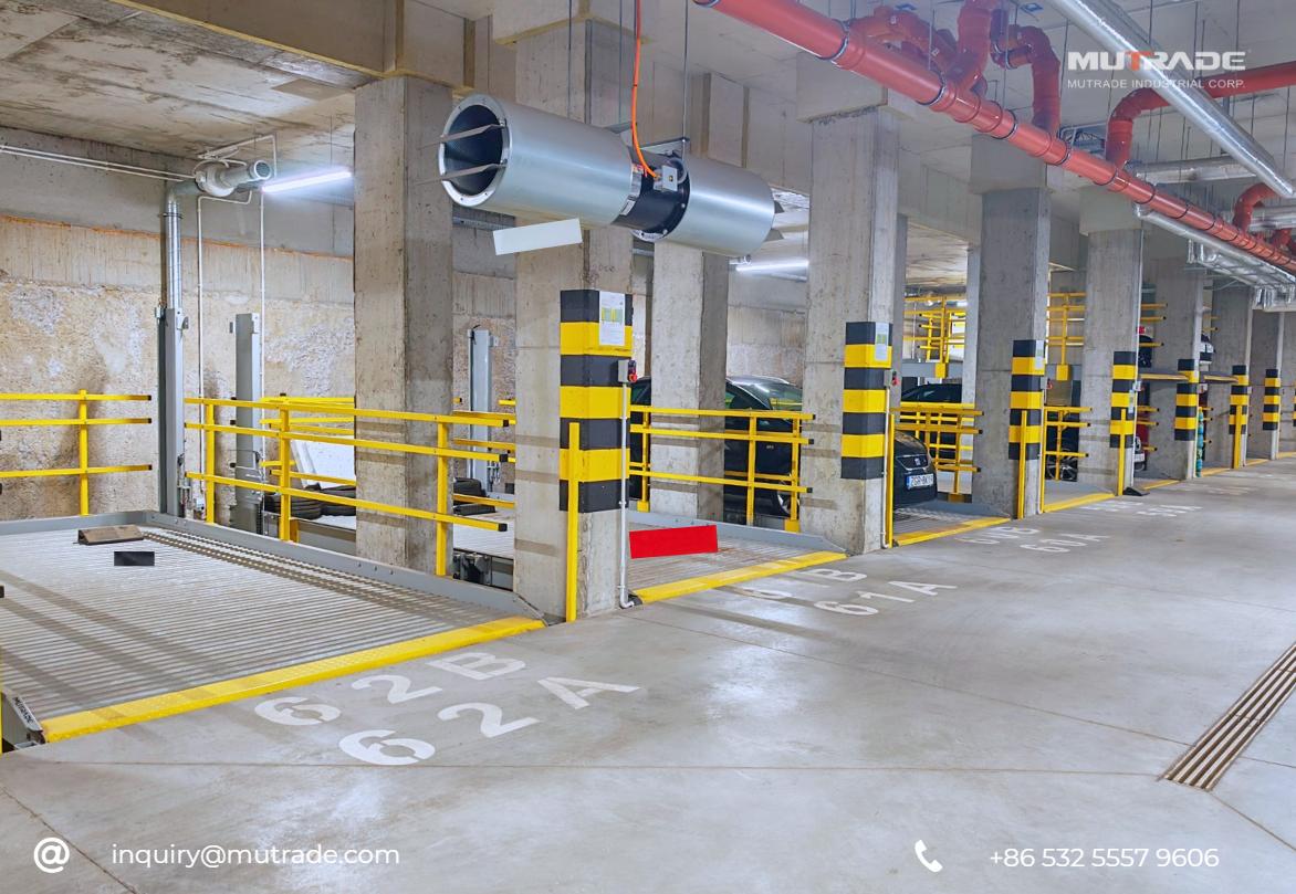 ascenseur de stationnement souterrain 2 colonnes 