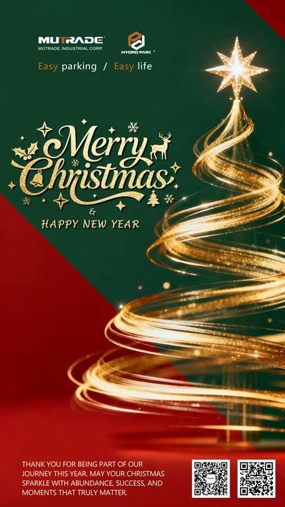 Chers partenaires, clients et amis de Mutrade, Alors que 2025 touche &agrave; sa fin et que nous accueillons chaleureusement l'arriv&eacute;e de 2026, toute l'&eacute;quipe de Mutrade souhaite exprimer sa sinc&egrave;re gratitude pour votre confiance, votre collaboration et votre soutien continus tout au long de cette ann&eacute;e remarquable. 2025 a &eacute;t&eacute; un chapitre extraordinaire pour nous – rempli d’&eacute;tapes significatives, d’avanc&eacute;es innovantes dans les solutions de stationnement intelligent et de partenariats renforc&eacute;s &agrave; travers le monde. Avec vous, nous avons r&eacute;alis&eacute; avec succ&egrave;s des projets de pointe, &eacute;largi notre pr&eacute;sence lors de grandes expositions internationales et continu&eacute; &agrave; fournir des syst&egrave;mes de stationnement fiables, efficaces et intelligents qui aident &agrave; r&eacute;soudre de v&eacute;ritables d&eacute;fis urbains. Rien de tout cela n'aurait &eacute;t&eacute; possible sans votre confiance en Mutrade et les projets inspirants que nous avons accomplis c&ocirc;te &agrave; c&ocirc;te. Alors que nous c&eacute;l&eacute;brons les f&ecirc;tes de No&euml;l et attendons avec impatience la promesse d'une toute nouvelle ann&eacute;e, nous vous souhaitons, &agrave; vous et &agrave; vos proches : Joie et chaleur ce No&euml;l Sant&eacute;, bonheur et harmonie pour l'ann&eacute;e &agrave; venir De nouveaux succ&egrave;s, des opportunit&eacute;s passionnantes et une croissance continue en 2026 Que la p&eacute;riode des f&ecirc;tes vous apporte la paix et que la nouvelle ann&eacute;e ouvre les portes &agrave; des r&eacute;alisations encore plus grandes et &agrave; des victoires partag&eacute;es. Merci encore une fois de faire partie de la famille Mutrade. Nous avons h&acirc;te de poursuivre ce voyage ensemble en 2026 ! Meilleurs vœux, L'&eacute;quipe Mutrade