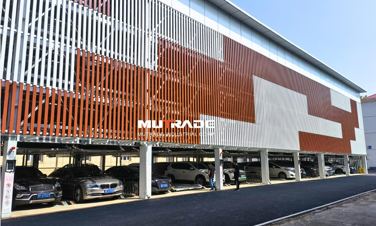 Parking intelligent, exp&eacute;rience transparente : Mutrade propose un syst&egrave;me de puzzle &agrave; 5 niveaux pour le centre d'affaires premier de P&eacute;kin 