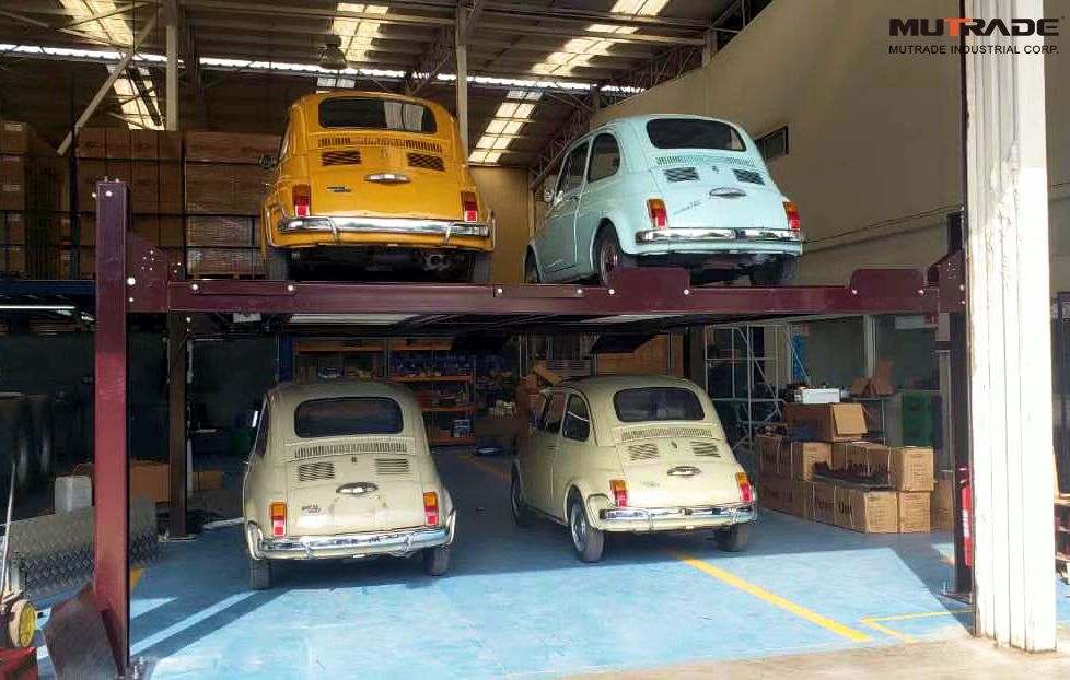 Ascenseur hydraulique de stationnement de voiture à 4 postes, mutrade CE TUV EAC, garage de haute qualité, prix chinois