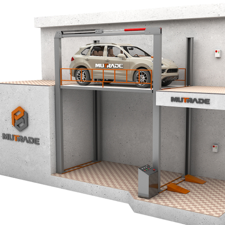 FP-VRC - Ascenseur de voiture personnalisable à quatre colonnes à entraînement hydraulique