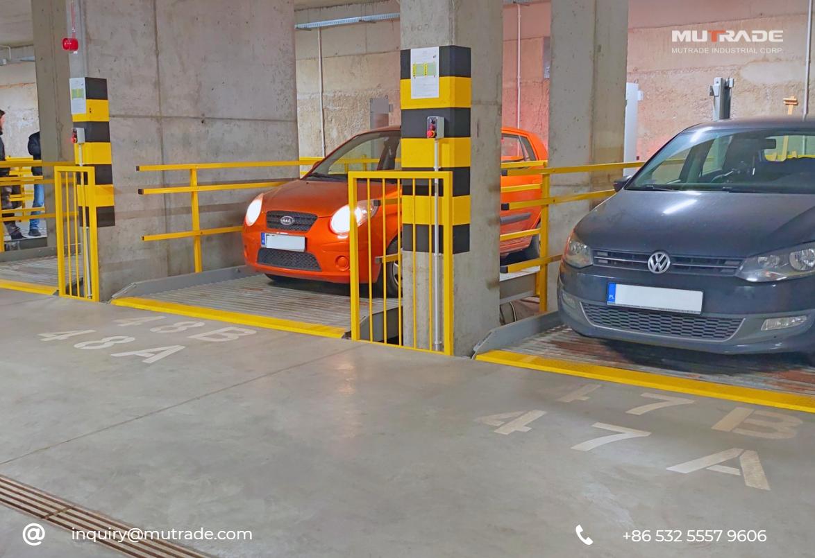 ascenseur de stationnement souterrain 2 colonnes