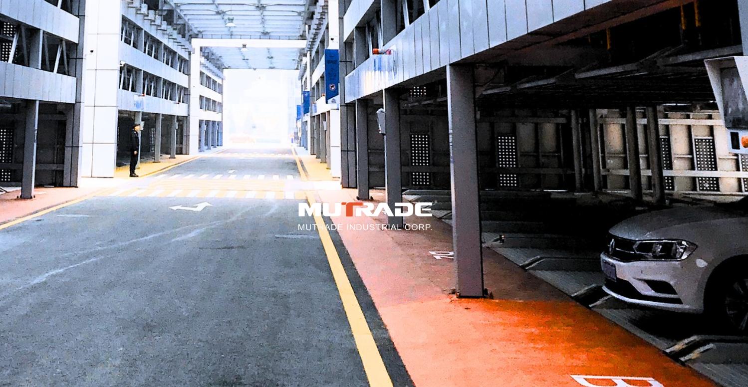 Parking intelligent, exp&eacute;rience transparente : Mutrade propose un syst&egrave;me de puzzle &agrave; 5 niveaux pour le centre d'affaires premier de P&eacute;kin