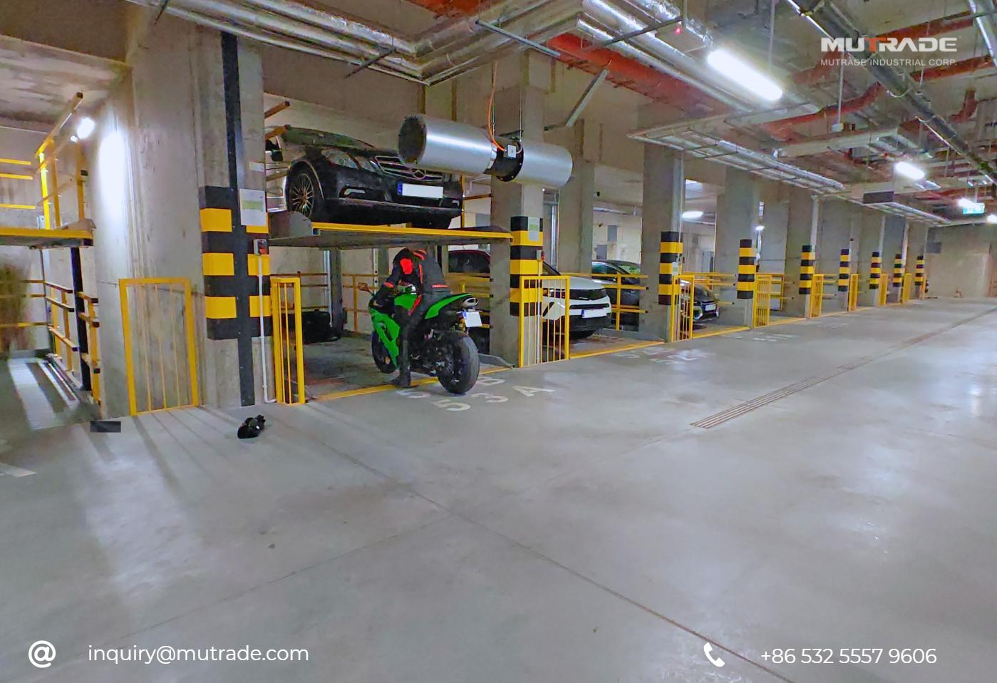 fosse parking ascenseur souterrain 2 postes