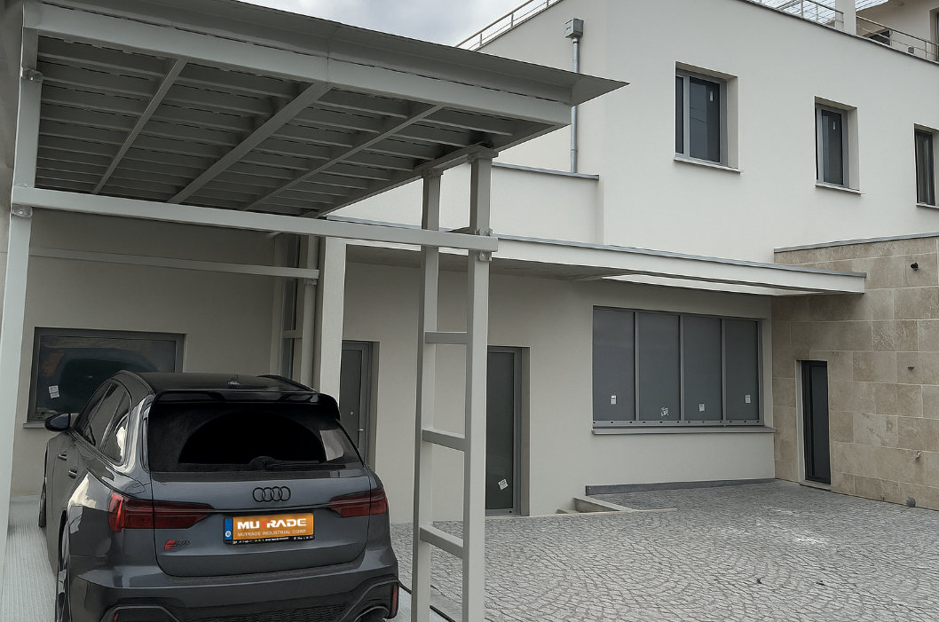 Transformer un parking pour la maison privée en France avec la plate-forme de levage à Double Deck Scissor
