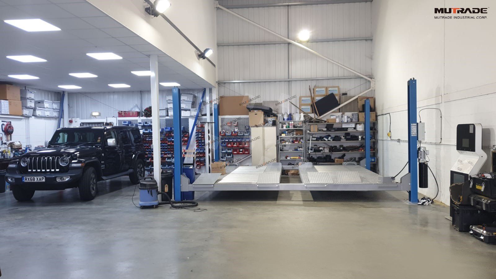 Ascenseur hydraulique de stationnement de voiture à 4 postes, mutrade CE TUV EAC, haute qualité, prix chinois, 2 niveaux