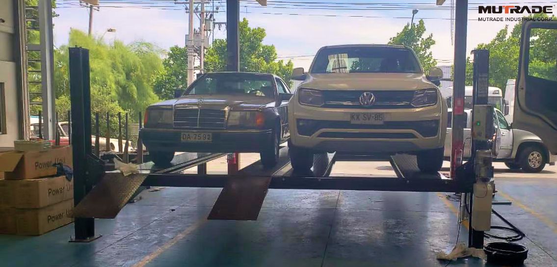 Ascenseur hydraulique de stationnement de voiture à 4 postes, mutrade CE TUV EAC, équipement de garage de haute qualité, prix chinois