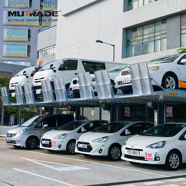Ascenseur de stationnement de voiture à 2 colonnes avec voiturier mécanique